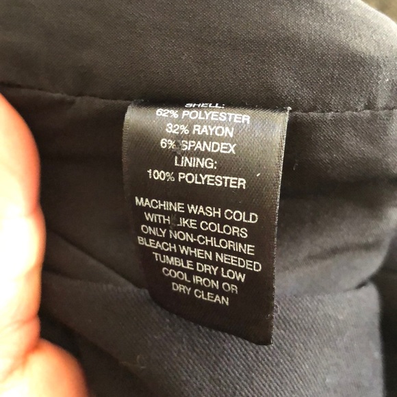 White House Black Market Black Ruffle Skirt - Picture 8 of 8